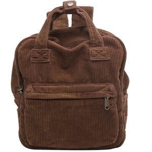 Small Corduroy Backpack Purse for Women - Vintage Mini Fashion Casual🐍